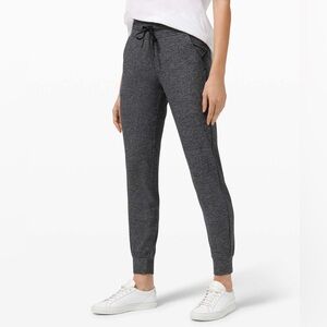 Lululemon Ready to Rulu Jogger 29" High rise Heathered Raceway Grey Black size 6